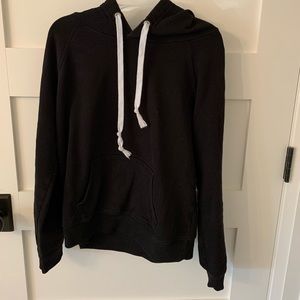 black sweatshirt/hoodie, forever 21